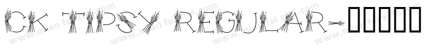 CK Tipsy Regular字体转换